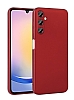 Samsung Galaxy A25 Mat Krmz Silikon Klf