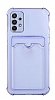 Samsung Galaxy A33 Kartlkl Kamera Korumal effaf Mor Rubber Klf