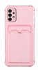 Samsung Galaxy A53 5G Kartlkl Kamera Korumal effaf Pembe Rubber Klf