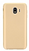 Samsung Galaxy J6 Plus Mat Gold Silikon Klf