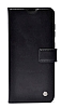 Kar Deluxe Samsung Galaxy M11 Kapakl Czdanl Siyah Deri Klf