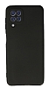 Samsung Galaxy M22 Kamera Korumal Siyah Silikon Klf