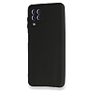 Samsung Galaxy M22 Kamera Korumal Siyah Silikon Klf - Resim 1