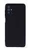 Samsung Galaxy M51 Kamera Korumal Siyah Silikon Klf