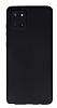 Samsung Galaxy Note 10 Lite Kamera Korumal Siyah Silikon Klf