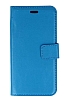 Samsung Galaxy Note 4 Czdanl Kapakl Mavi Deri Klf