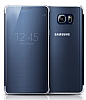 Samsung Galaxy Note 5 Clear View Uyku Modlu Dark Blue Klf