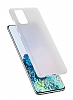 Eiroo Ghost Thin Samsung Galaxy S20 Beyaz Ultra nce Rubber Klf