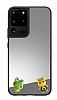 Samsung Galaxy S20 Ultra Kurbaa Figrl Aynal Silver Rubber Klf