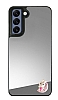 Samsung Galaxy S21 Plus Sevimli Tavan Figrl Aynal Silver Rubber Klf