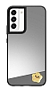 Samsung Galaxy S22 Plus 5G Yldz Figrl Aynal Silver Rubber Klf