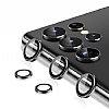 Samsung Galaxy S22 Ultra 5G Krmz Metal Kamera Lens Koruyucu - Resim: 1