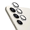 Samsung Galaxy S23 FE Metal Silver Kamera Lens Koruyucu