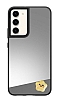 Samsung Galaxy S23 Yldz Figrl Aynal Silver Rubber Klf