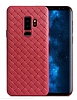 Samsung Galaxy S9 Hasr Desenli Krmz Silikon Klf