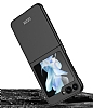 Samsung Galaxy Z Flip 5 Siyah Rubber Klf - Resim 2