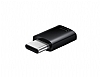 Samsung Orjinal Micro USB Giriini USB Type-C Girie Dntrc Siyah Adaptr - Resim: 2