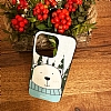 Dafoni Art iPhone 14 Plus Snow Bear Klf - Resim: 1