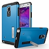 Spigen Slim Armor Samsung N9100 Galaxy Note 4 Mavi Klf - Resim 7