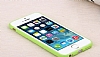Totu Design Crystal Soft iPhone 6 / 6S Yeil Silikon Kenarl Ultra nce effaf Rubber Klf - Resim: 5