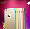 Totu Design Crystal Soft iPhone 6 / 6S Yeil Silikon Kenarl Ultra nce effaf Rubber Klf - Resim: 3