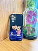 Dafoni Art iPhone 12 Pro Max 6.7 in Under The Stars Teddy Bears Klf - Resim 1