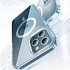 Eiroo iPhone 13 Manyetik zellikli Wireless effaf Silikon Klf - Resim: 4