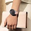 Samsung Galaxy Watch 3 45 mm Gri Silikon Kordon - Resim 1