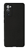 Samsung Galaxy S20 FE Kamera Korumal Siyah Silikon Klf