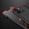 Zore GKK Ays iPhone 13 Pro 360 Derece Koruma Siyah-Mavi Rubber Klf - Resim: 3