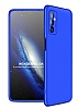 Zore GKK Ays Samsung Galaxy M52 5G 360 Derece Koruma Mavi Rubber Klf