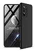 Zore GKK Ays Xiaomi Mi 11i 360 Derece Koruma Siyah Rubber Klf