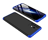 Zore GKK Ays Samsung Galaxy A32 4G 360 Derece Koruma Siyah-Mavi Rubber Klf