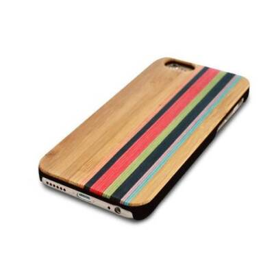 GOODEA iPhone 6 / 6S Rainbow Ahşap Kılıf - 2