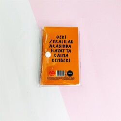 Hayatta Kalma Rehberi PP Mini Çanta Defter - 3