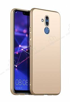 Huawei Mate 20 Lite Mat Gold Silikon Kılıf - 1