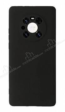 Huawei Mate 40 Pro Kamera Korumalı Siyah Silikon Kılıf - 1