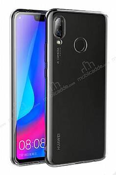 Huawei P Smart 2019 Ultra İnce Şeffaf Silikon Kılıf - 1