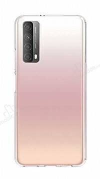 Huawei P Smart 2021 Ultra İnce Şeffaf Silikon Kılıf - 1