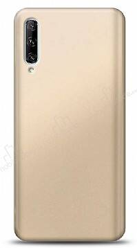 Huawei P Smart Pro 2019 Gold Mat Silikon Kılıf - 1