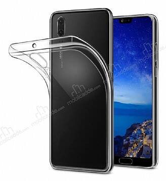 Huawei P30 Lite Ultra İnce Şeffaf Silikon Kılıf - 1