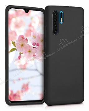 Huawei P30 Pro Mat Siyah Silikon Kılıf - 1