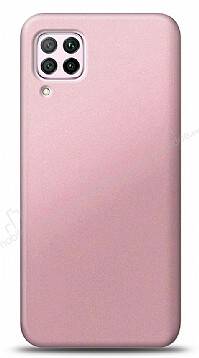 Huawei P40 Lite Rose Gold Mat Silikon Kılıf - 1