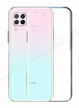 Huawei P40 Lite Ultra İnce Şeffaf Silikon Kılıf - 1