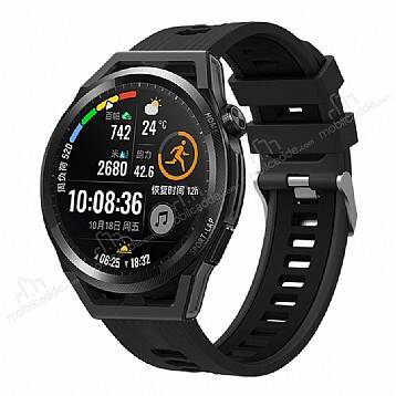 Huawei Watch GT 2 46 mm Siyah Silikon Kordon - 1