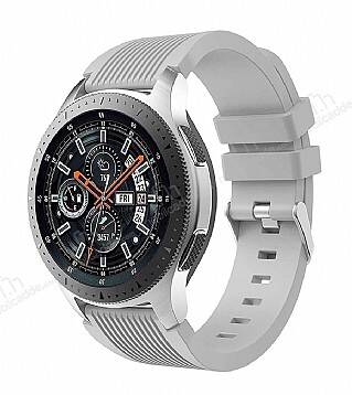 Huawei Watch GT2 Pro Çizgili Gri Silikon Kordon - 1