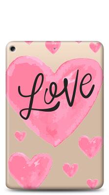 iPad Mini 4 Love Hearth Resimli Kılıf - 1