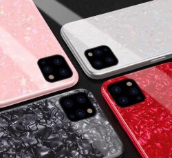 iPhone 11 Pro Granit Desenli Mavi Rubber Kılıf - 5