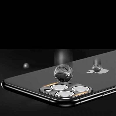 iPhone 11 Pro Max Mavi Metal Kamera Lensi Koruyucu - 2