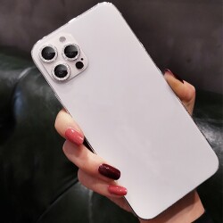 iPhone 11 Pro Max Siyah Taşlı Kamera Lens Koruyucu - 6